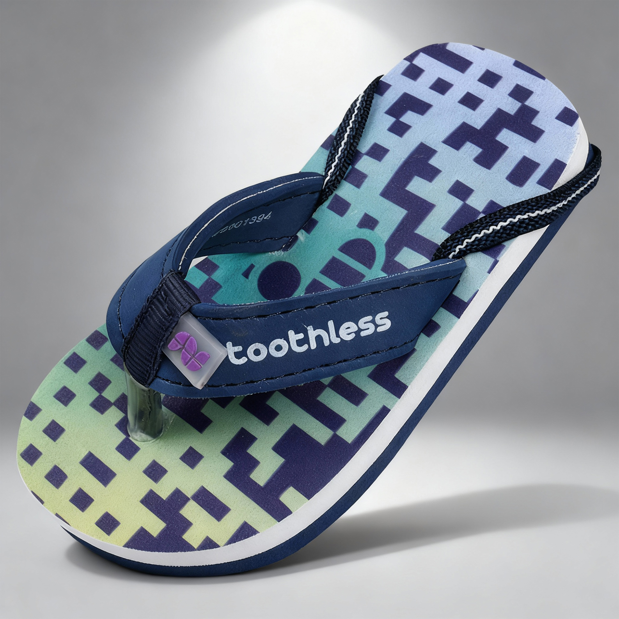 Kids Boys Pixel Printed Flip Flops