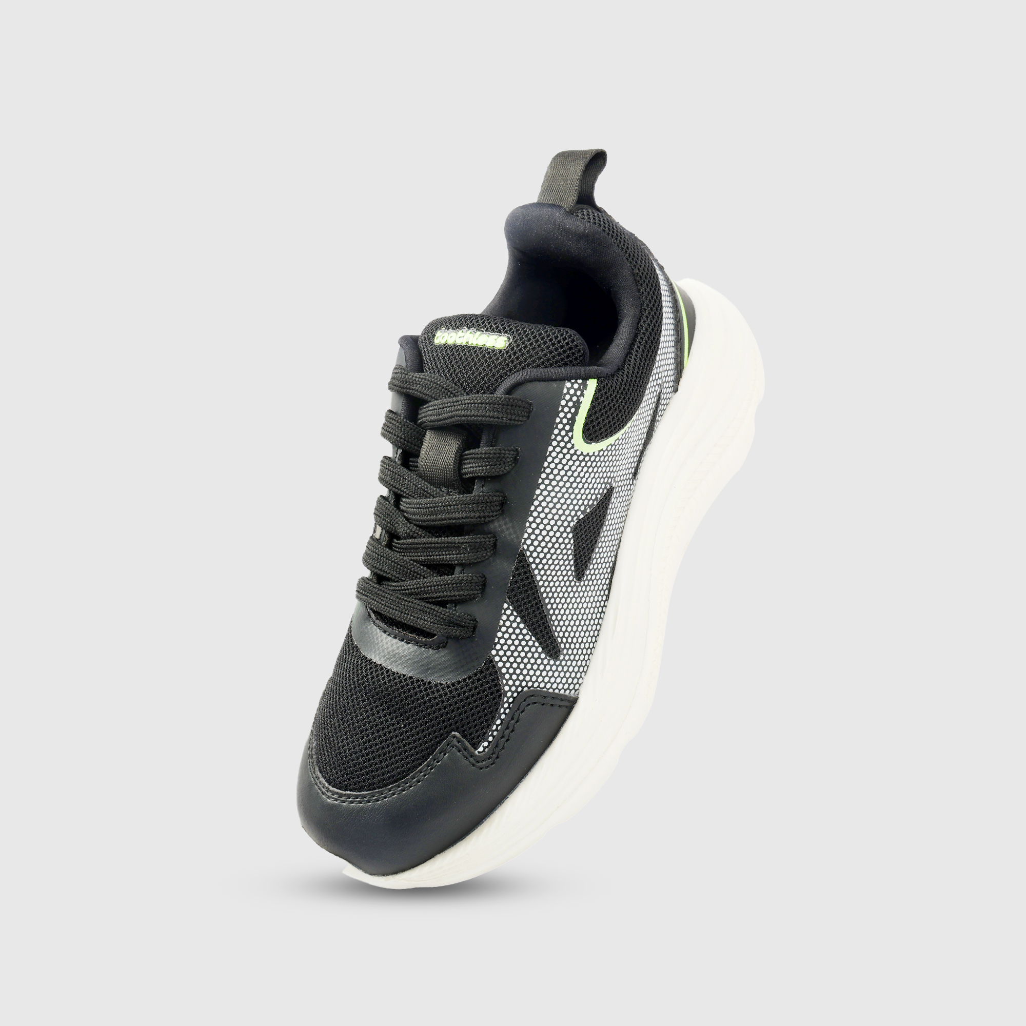 Boys Black Lightweight Sport Running Shoes
